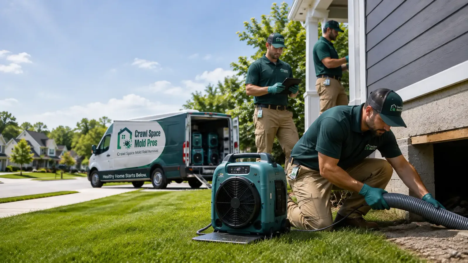 Crawl Space Mold Removal in Bernardston, MA